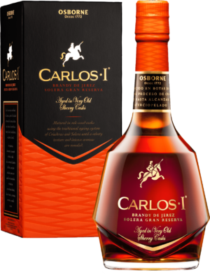 Carlos I Brandy de Jerez Solera Gran Reserva in Geschenkverpackung