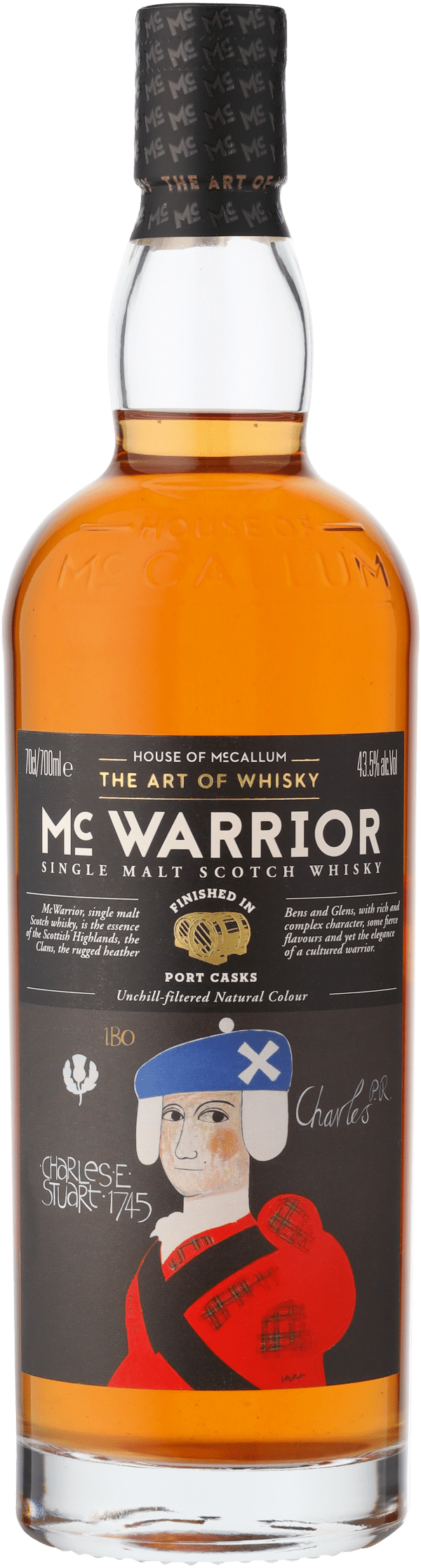 McWarrior Port Cask Finish Single Malt Scotch Whisky