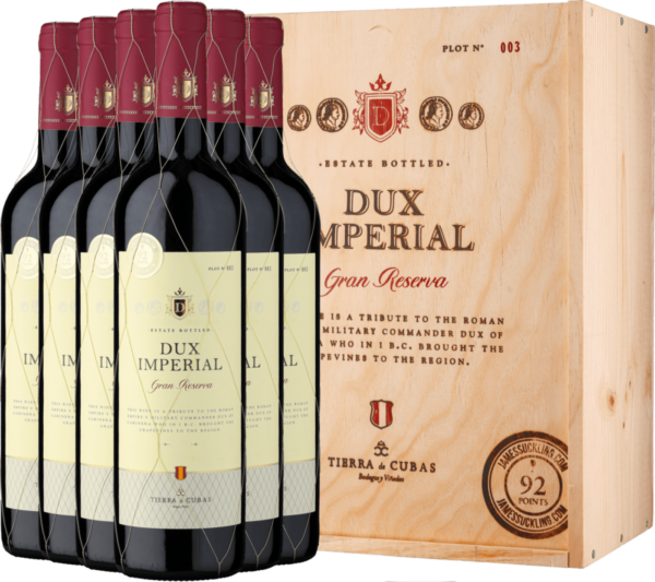 6 Flaschen 2014 Dux Imperial Gran Reserva - in der Holzkiste