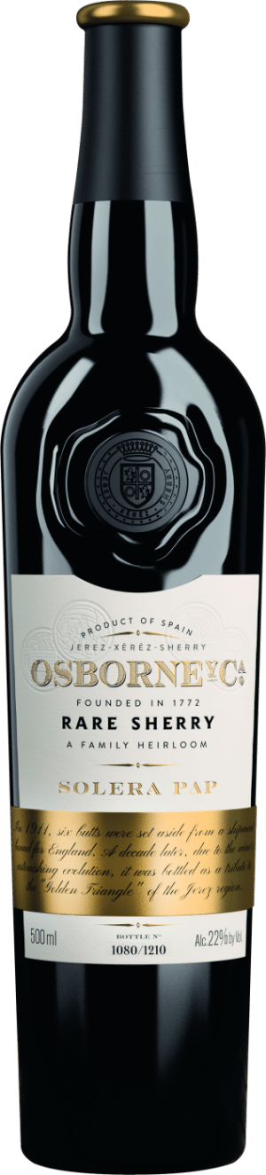 Osborne »RARE« Sherry Palo Cortado Solera PAP