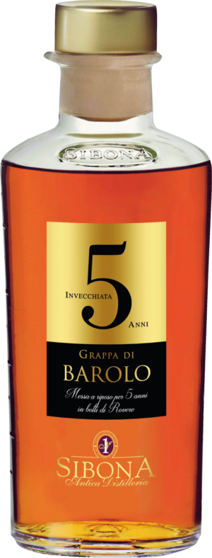 Sibona Grappa di Barolo »Invecchiata 5 Anni«