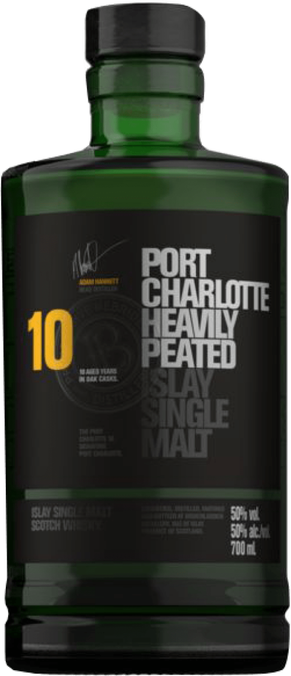 Port Charlotte 10 Year Old Heavily Peated Islay Single Malt Scotch Whisky