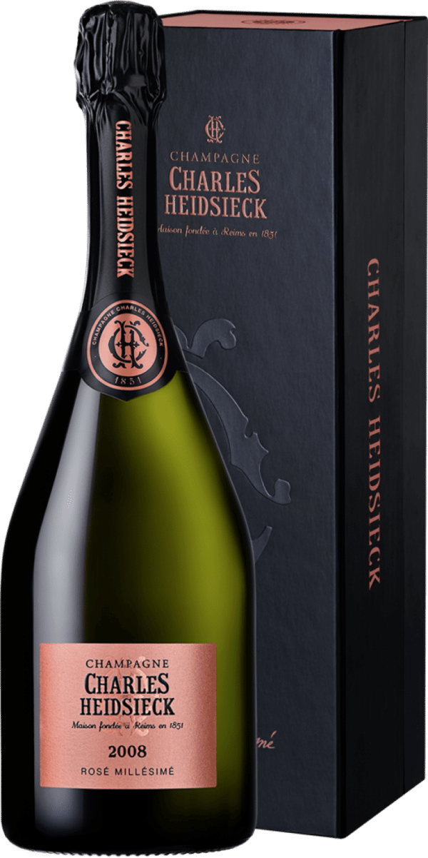 Charles Heidsieck Champagner Rosé Millésime in Geschenkverpackung